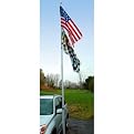 Flagpole To Go Flagpole with PVC Sleeve and Flag - 20'