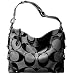 Coach Signature Slim Carly Sac Shoulder Bag 12873 Black White