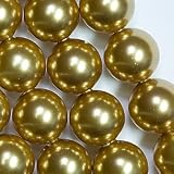 Swarovski Crystal 5810 8mm BRIGHT GOLD Pearl Beads (50)