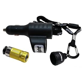 Spotlight Commuter Kit Rechargeable LED Vehicle Light with Lanyard and Super Socket