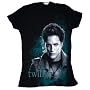 Twilight Saga Edward Cullen Face Black Junior T-shirt