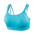 Moving Comfort Women's Fiona Bra, Bahama Blue, 34DD