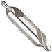 Magafor 154 Series High Speed Steel Combined Drill and Countersink, Uncoated (Bright) Finish, Plain Style, 82 Degrees