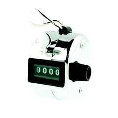 Tetra mechanischer Z�hler / Handz�hler / Mengenz�hler aus Metall, 4-stellig, Mod. 5252
