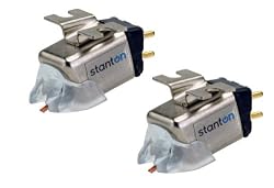 Stanton 520.V3 H4 Spherical DJ Turntablist Turntable Cartridges - Twin Pack Mounted on H4S Shells