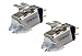 Stanton 520.V3 H4 Spherical DJ Turntablist Turntable Cartridges - Twin Pack Mounted on H4S Shells