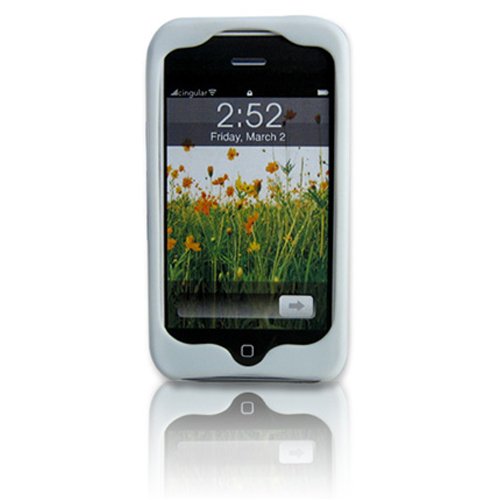 Incipio dermaSHOT Silicone Skin Case for iPhone 1G (White)