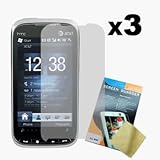 Three LCD Screen Guards / Protectors for HTC Touch Pro2 (GSM) / Tilt2