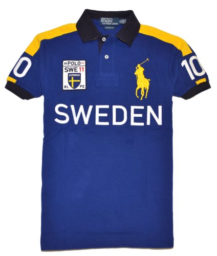 Polo Ralph Lauren Men Custom Fit Big Pony T-Shirt - SWEDEN