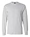 Hanes Long Sleeve Beefy T-Shirt - 5186 Ash
