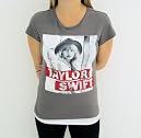Grey Birdcage Tee