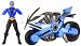 Power Rangers Samurai Disc Cycle and Figure (Blue)