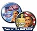 **New** Set of 2 Barack Obama Presidential Button Pins