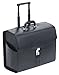 Leather Rolling Black Lawyer/litigation Briefcase