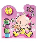 Review AIP  / Birthday Card With Badge - 1st - Girl (CAONG)
