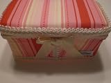 Vintage Pink Stripe Designer Wipe Tub- Perfect For The New Nursery!