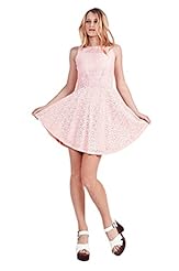 Fall Lace Polyester Sleeveless  Dress