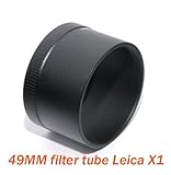 RainbowImaging 49MM Filter Adapter Tube for Leica X1 12.2MP APS-C CMOS Digi ....