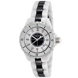 Akribos XXIV Women's AKR485WTB Ceramic Bracelet Diamond Watch