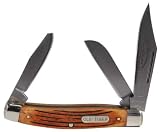 Schrade Old Timer Senior Stockman Pocketknife, 3 Non-Serrated Blades