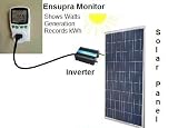 Energy Monitor -Displays Power Consumption, Records Usage. Also for Solar Panel & Grid Tie Inverter