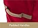 Covermates Keepsakes Adjustable Ornament Storage Bag, Carrying Handles, Padded Protection - Holiday Storage, Red