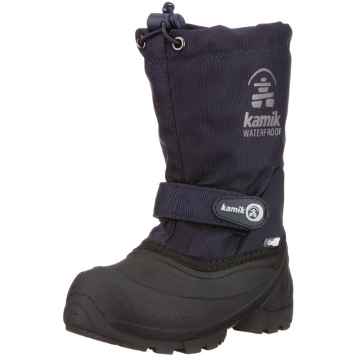 Kamik Waterbug5X NK8060, Unisex - Kinder Stiefel, Blau (DNA), EU 31 (US 13)