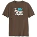 T-Shirt Brown  In The Usa It Is Spoken In Middle English  Languaje