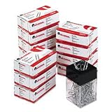 UNIVERSAL PRODUCTS / UNV72210 / Universal Paper Clips, Smooth Finish, No. 1, Silver, 100/Box, 10 Boxes/Pack / Sold as 1 PK