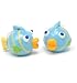 Grasslands Road Bubble Fish Ceramic Salt and Pepper Shaker Set - Blue