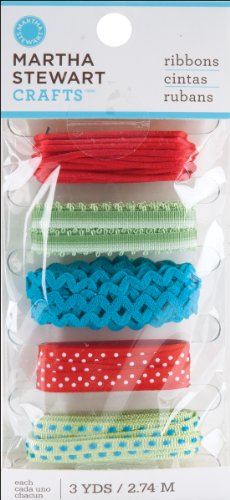 Martha Stewart Crafts Modern Festive Mixed Ribbons