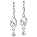 Silberdream Damen-Ohrh�nger Eye Cz Wei� 925 Silber Sdo523W