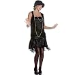Gatsby Girl (Black) Adult - Medium (6-10) - Adult Costumes