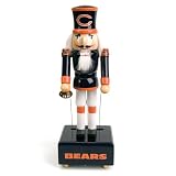 12" NFL Chicago Bears Wind Up Musical Christmas Nutcracker