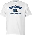 Seattle Seahawks Stacked Helmet T-Shirt
