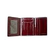 Mens EEL Skin Leather Trifold Credit Card Holder Wallet Available in Different Colors