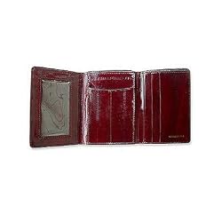Mens EEL Skin Leather Trifold Credit Card Holder Wallet Available in Different Colors