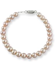 Mikura Bracelet, 18K Gold, Freshwater Pearls, 7.0-6.5mm, "A" Quality - 20 Size
