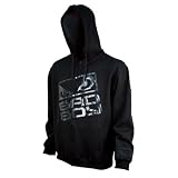 Bad Boy Glove Applique Full Zip Hoodie (Black)