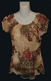  : prairie peasant top/animalprint