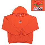Illinois Fighting Illini NCAA 2008 Rose Bowl Goalie Pullover Hooded Sweatshirt (Mango)