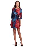 Mac & Jac Womens Marbled Crepe Dress