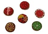 6 tlg. Set Obsttorte Fruchttorte Torte Kuchen Gebäck Lebensmittel Zubehör Küche Miniatur für Puppenstube Puppenhaus Maßstab 1:12