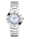GUESS? Women's Silver-Tone Crystal Accented Watch #95469L
