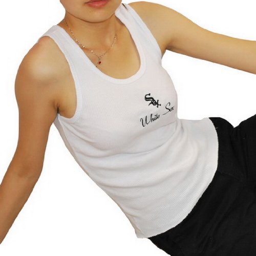 Womens MLB Chicago White Sox Baseball Tank Top Jersey (Size: XL)