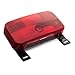 Lumitronics Red Surface Mount Tail Light with License Bracket and License Light for Safe Driving at All Hours. Stop, Turn, Tail Light - Black Base