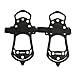 CAMTOA Shoe Spikes Shoe Claws, Anti-slip Sole Shoes Crampons, Spikes Snow Chains for Boots L