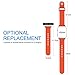 Apple Watch Replacement Band,Teslasz Soft Silicone Replacement Sports Wristbands Straps for Apple iWatch All Models(Orange 42 MM)