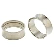 Stainless Steel Double Flare Plug - 1" (25 mm) - Sold as a Pair
