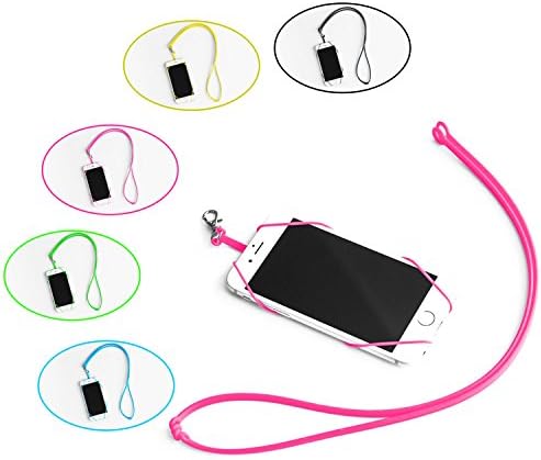 Papilio - Cell Phone Strap Holder for Smart Phone, iPhone, Samsung, Nexus, LG, HTC and Other Phone Models (Pink)
